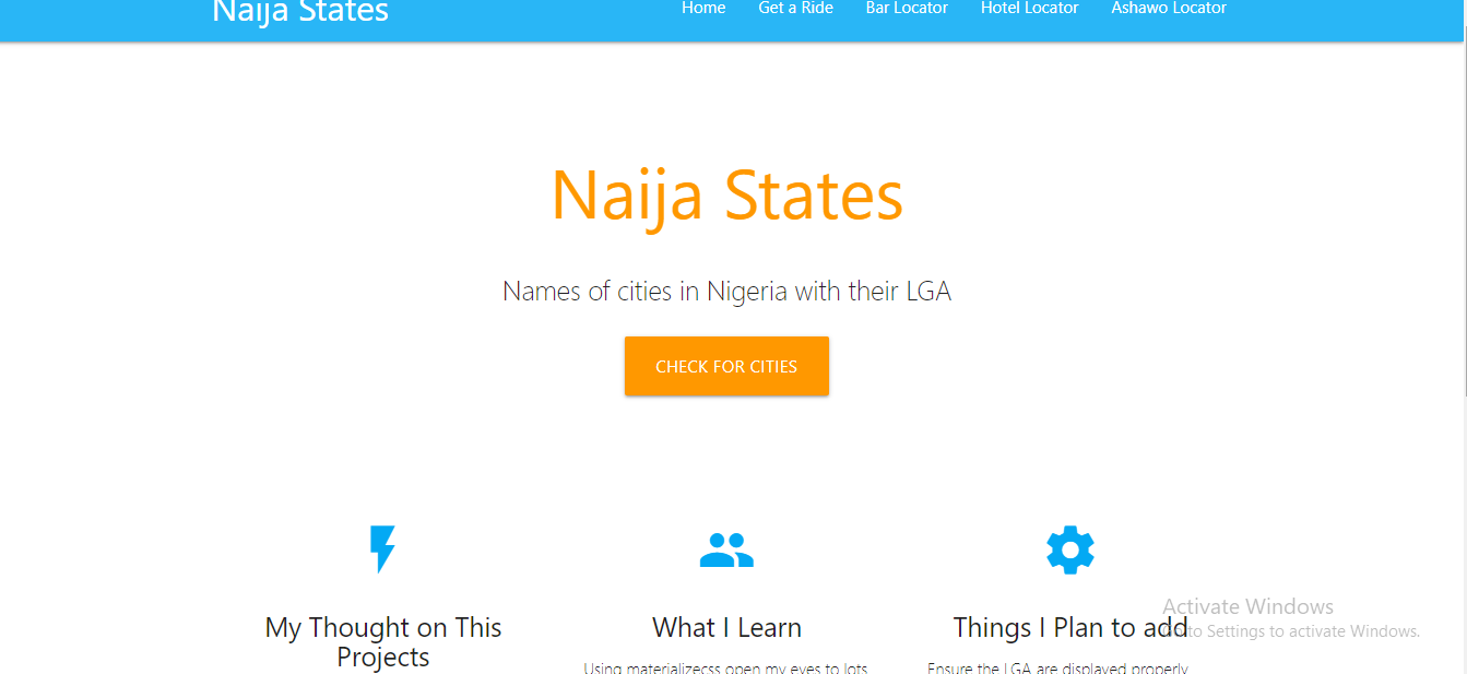 Naija states Pictures